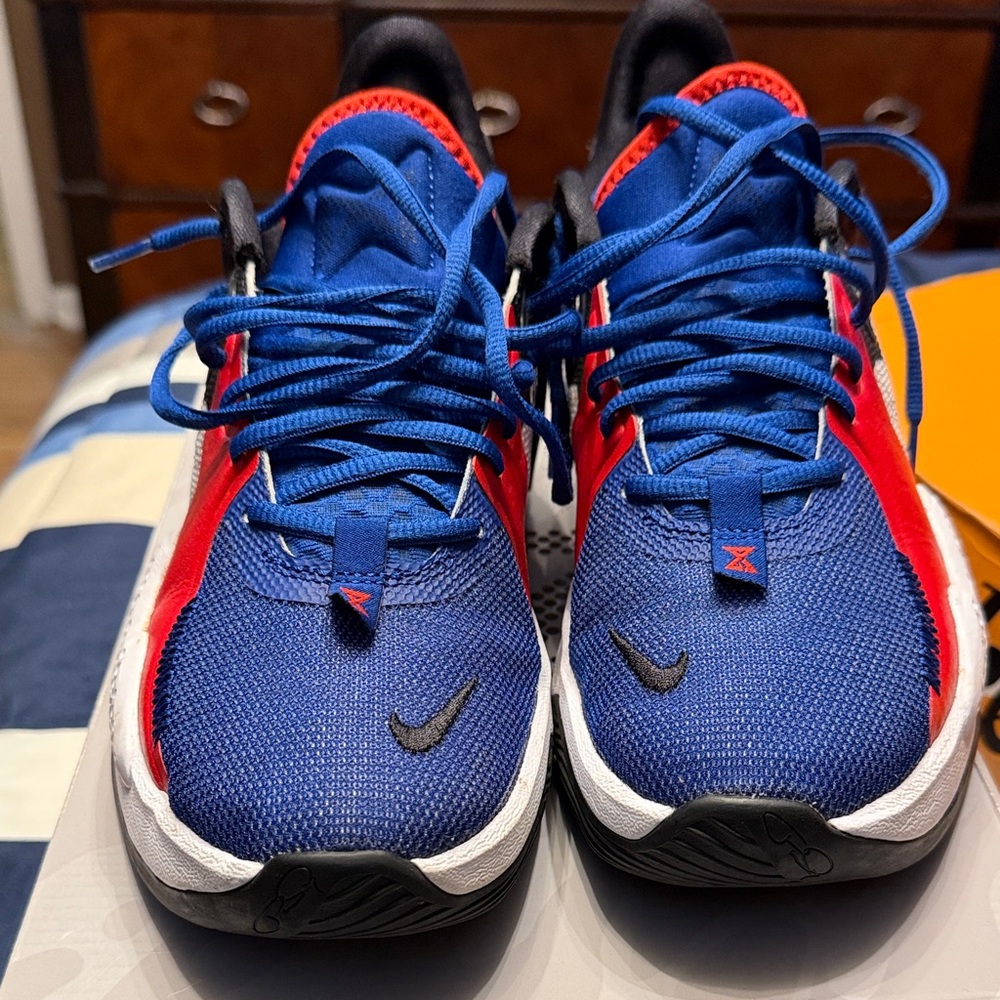 Nike Kids Blue and Red Sneakers